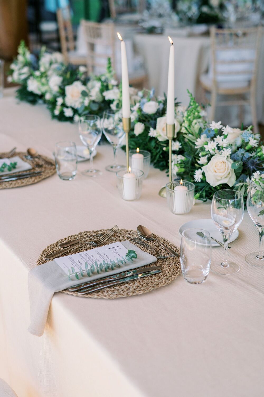 Luci di un matrimonio all'aperto